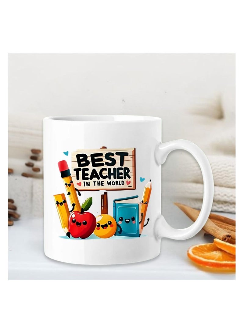 PRINTSHOP4ME Teachers Day T-Shirt And Ceramic Coffee Mug Combo–Thoughtful Gift Set For Teachers–Ideal For Women Educators–Appreciation Gift For Teacher’s Day,End Of Year Or Back To School  - Image 5
