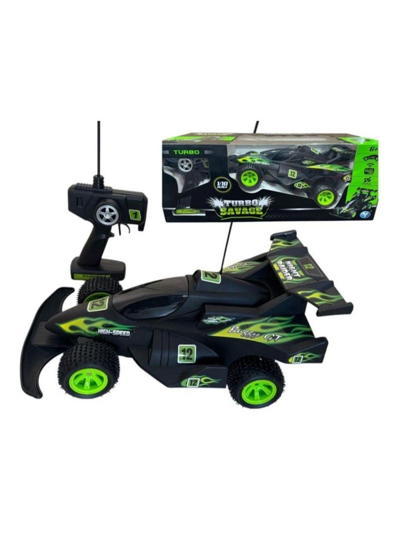 توي لاند سيارة باجي للتحكم عن بعد - سيارة سباق عالية السرعة تعمل بالتحكم عن بعد بتصميم توربو وعجلات للطرق الوعرة - Image 1