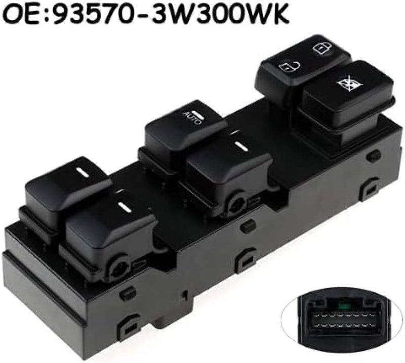 Power Window Switch Front Left For Kia Sportage 2011 2016 935703W300WK - Image 4