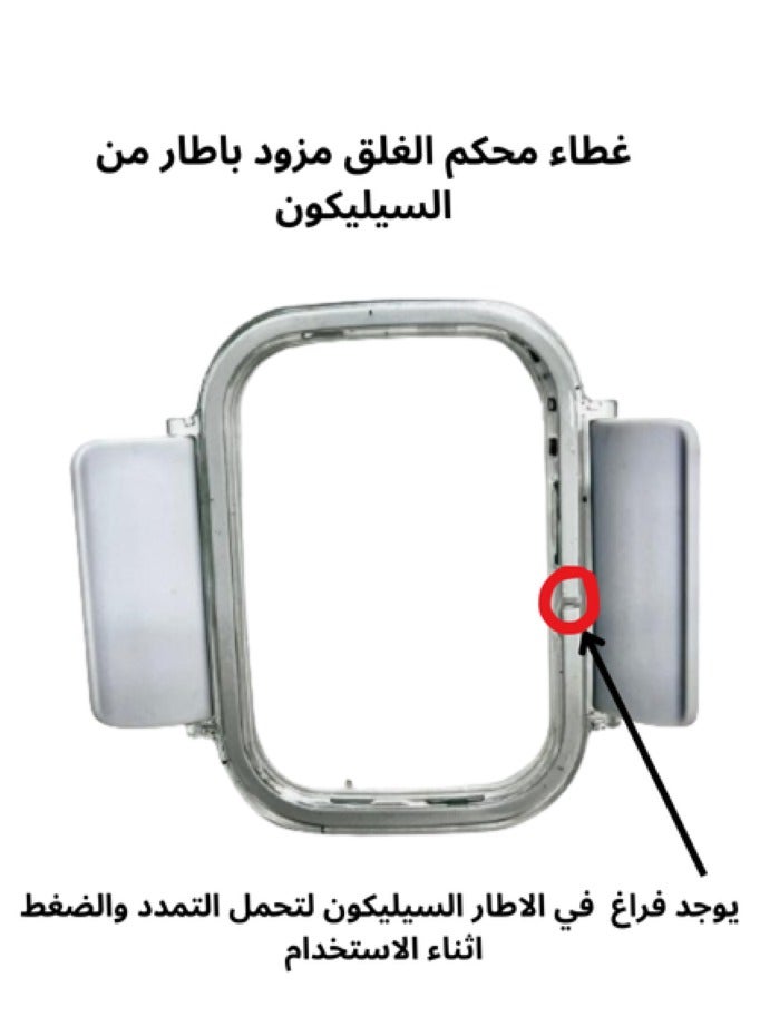 فينيكس طقم علب ثلاجة أكريليك مكون من 7 قطع بقفل محكم - جوانب سيليكون شفافة - سعات مختلفة (400 مل إلى 2800 مل) - - Image 5