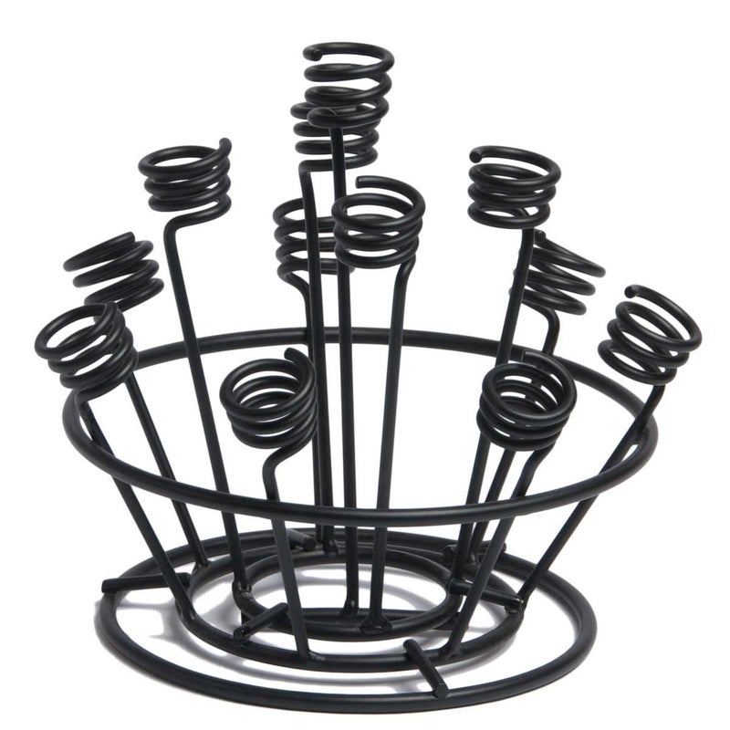 Oenophilia Oenophilia Bottle Stopper Bouquet Black Metal Wine Bottle Stopper Holder Wine Gifts 