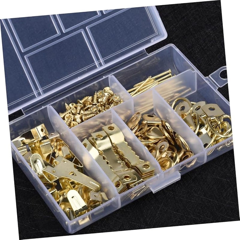 Tehaux 180 قطعة مجموعة تعليق الصور الذهبية المتينة لحامل الجبس لتزيين المنزل - Image 4