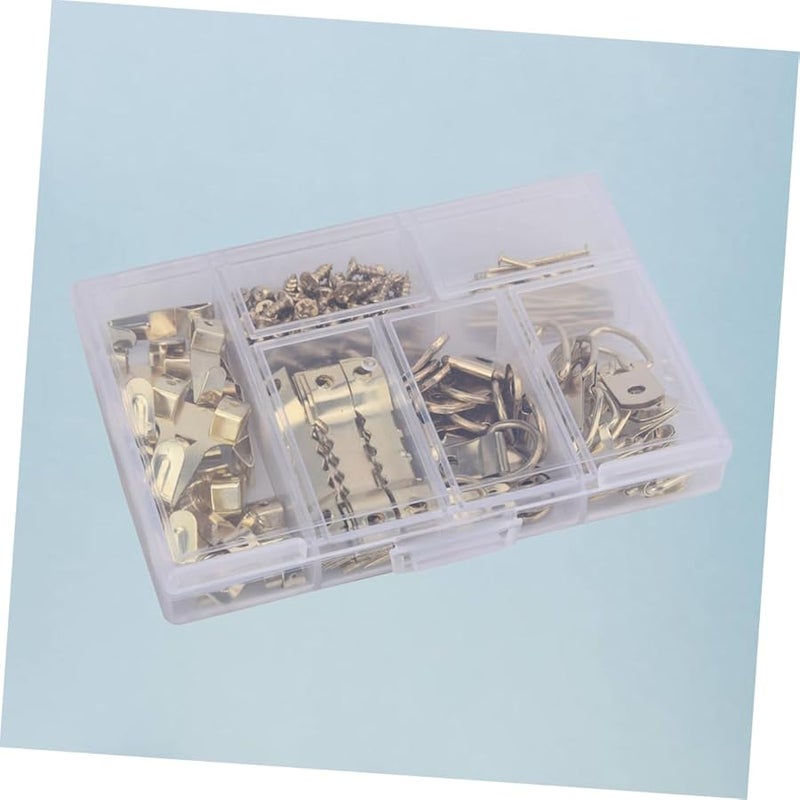 Tehaux 180 قطعة مجموعة تعليق الصور الذهبية المتينة لحامل الجبس لتزيين المنزل - Image 3