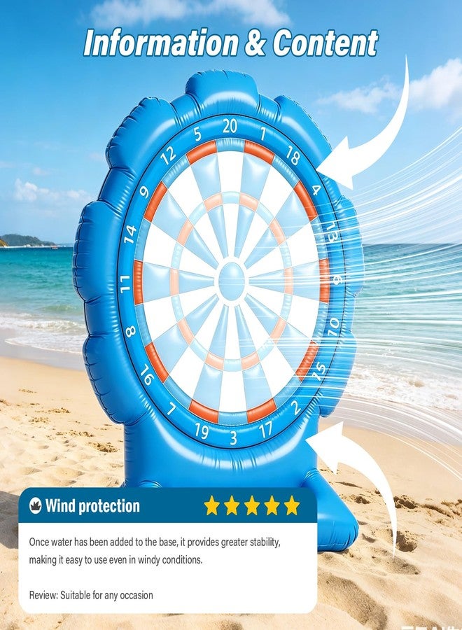 Waybesty Best Pool Toys Game for Kids Teens, Inflatable Dart Board Toss Pool Games with 10 Sticky Balls, Swimming Pool Floats Game for Yard, Beach, Indoor & Outdoor Play, Summer Party Birthday Gift Age 4-12 - Image 5