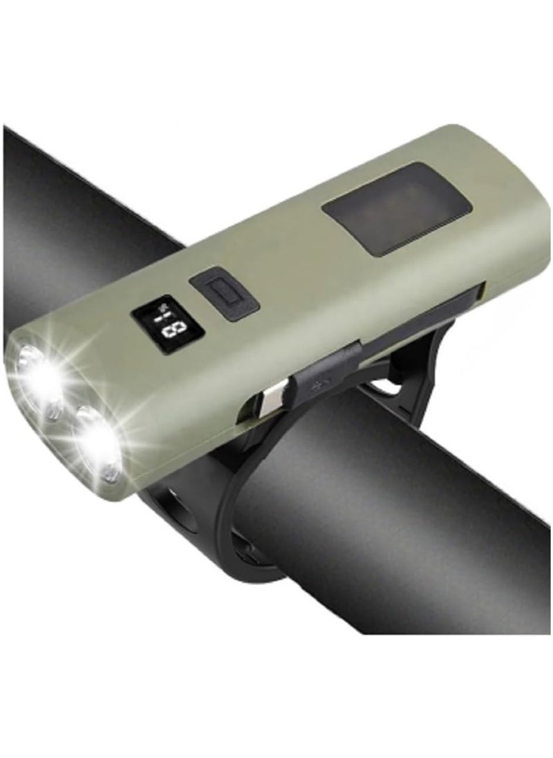 Generic - Powerful bike light with 6 lighting modes, built-in power bank to charge your mobile, waterproof for your trips anytime and anywhere – power and lighting in one device! - Image 1