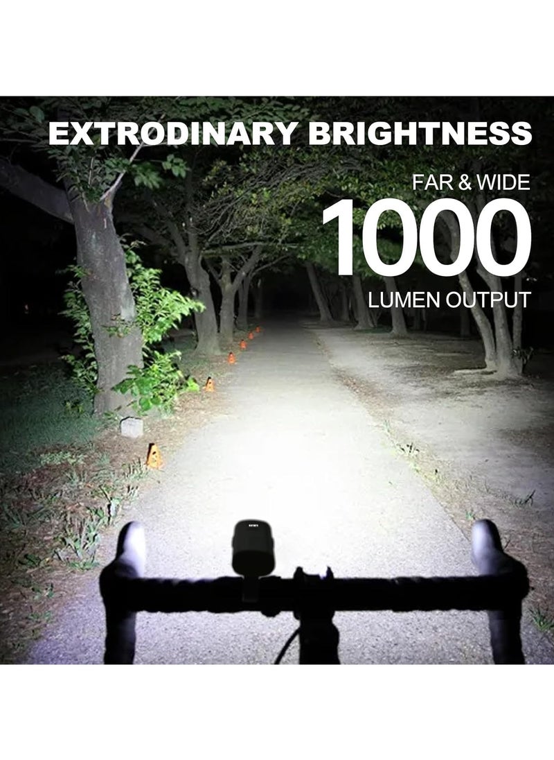 Generic - Powerful bike light with 6 lighting modes, built-in power bank to charge your mobile, waterproof for your trips anytime and anywhere – power and lighting in one device! - Image 1