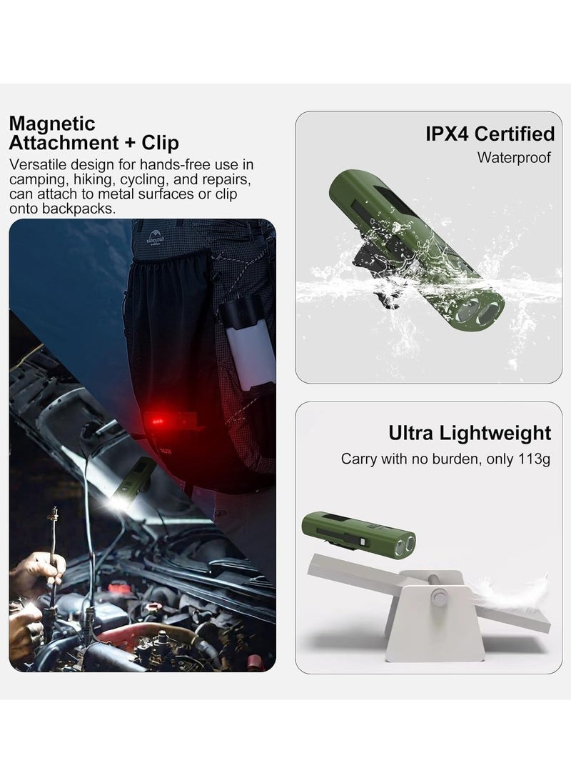Generic - Powerful bike light with 6 lighting modes, built-in power bank to charge your mobile, waterproof for your trips anytime and anywhere – power and lighting in one device! - Image 1