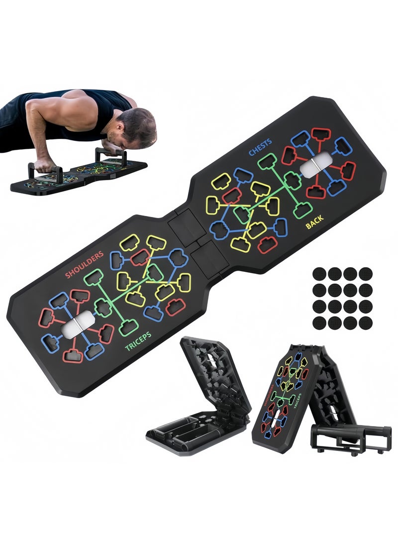 لوح ضغط معدات اللياقة البدنية المنزلية متعدد الوظائف نظام رف الضغط اللياقة البدنية الأرضية تمارين عضلات الصدر معدات احترافية لحرق الدهون تدريب القوة الذراع الرجال والنساء الوزن - Image 1