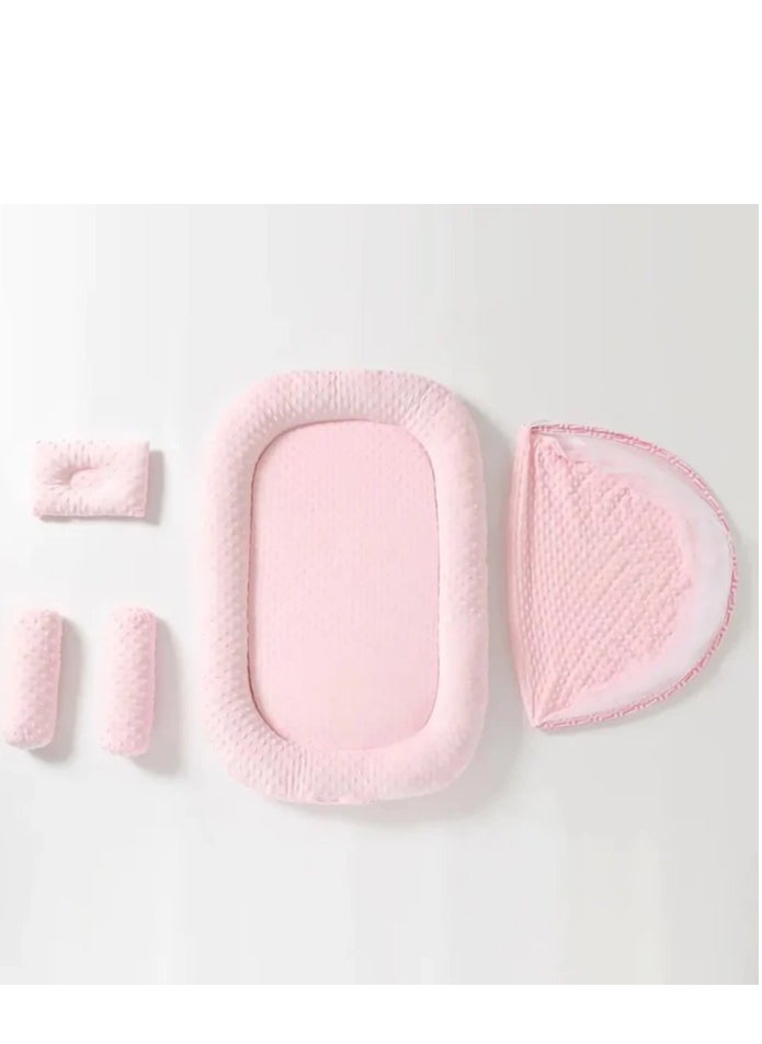 Jacob Infant Bedding Set Included Nest , Neck and Bolster Pillows - Pink - pzsku/ZF549CF4331E499151AABZ/45/_/1740404189/fb5d91d0-be17-4bf0-858d-e355d9522d40