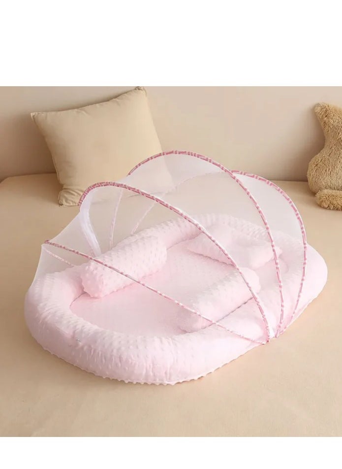 Jacob Infant Bedding Set Included Nest , Neck and Bolster Pillows - Pink - pzsku/ZF549CF4331E499151AABZ/45/_/1740404190/3c28415b-f7f0-4d55-889a-2ed1f200a3d6