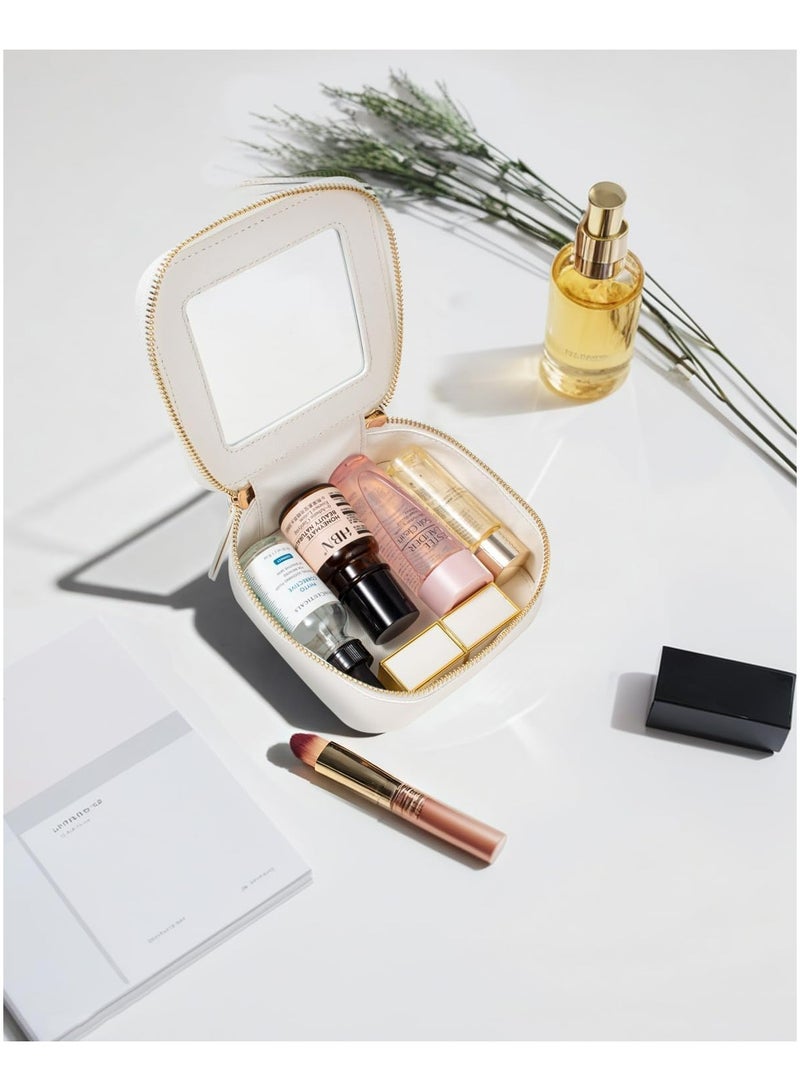 Oasisgalore Mini Waterproof Makeup Bag - Small Cosmetic Pouch for Travel, School, or Purse  - Image 3