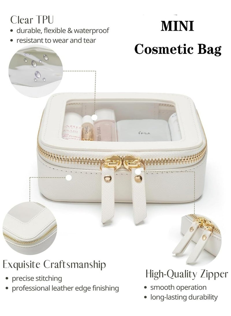 Oasisgalore Mini Waterproof Makeup Bag - Small Cosmetic Pouch for Travel, School, or Purse  - Image 4