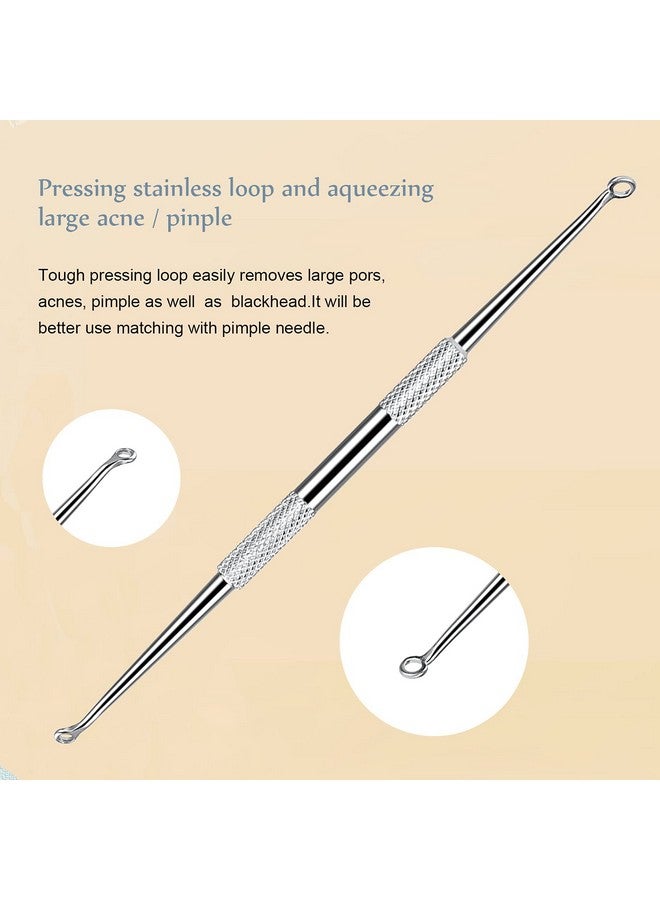 SKINOSM Blackhead Remover Pimple Popper Tool Kit 6In1 Blackhead Comedone Acne Blemish Pimple Extractor Tool Kit Tweezers Kit Skin Care Tools For Face  - Image 5