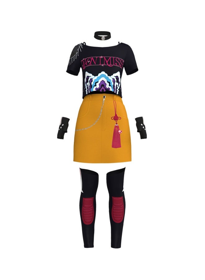 general K-Pop: Demon Hunters cosplay character party performance costume gift for Family and Friends - Image 1