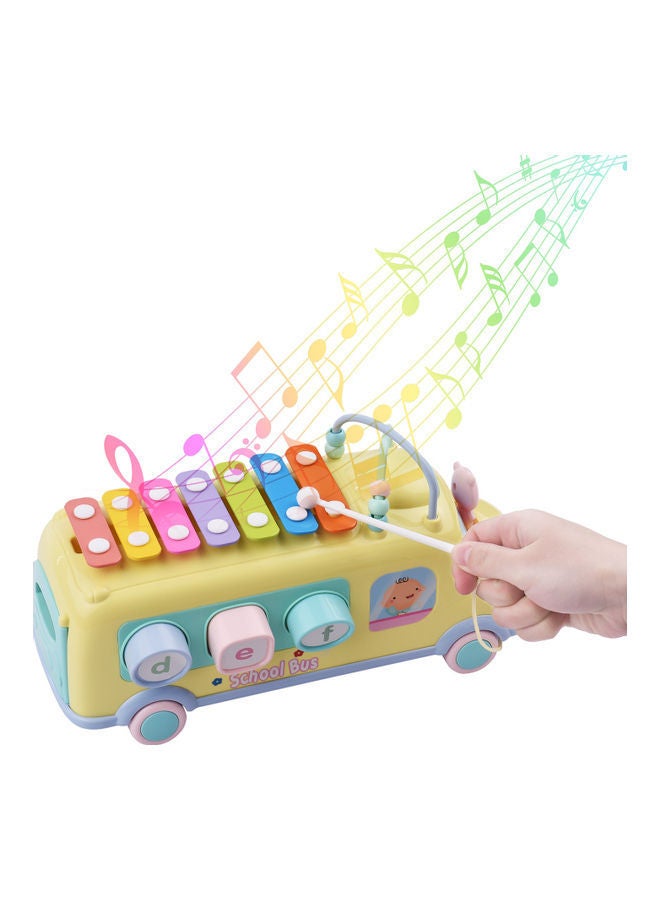 NIBEMINENT 7-Key Xylophone Toy Musical Bus 31x12x16.5centimeter  - Image 2