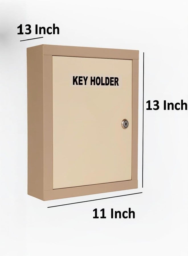 SPYLOCK Metal Keyholder Box 24 Key Organizer – Large Wall Mount Key Storage Cabinet with 2 Keys, Waterproof GI Steel Body, Dark Gray Color, 13×11×3 Inch Size - Image 3