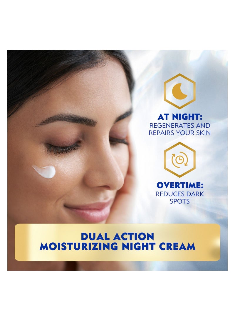 NIVEA LUMINOUS 630 EVEN GLOW Anti Dark Spot Night Face Cream, Revitalizing Skin Complexion Repair, Spotless Even Skin, Hydrating Hyaluronic Acid, 2 x 50ml - Image 5