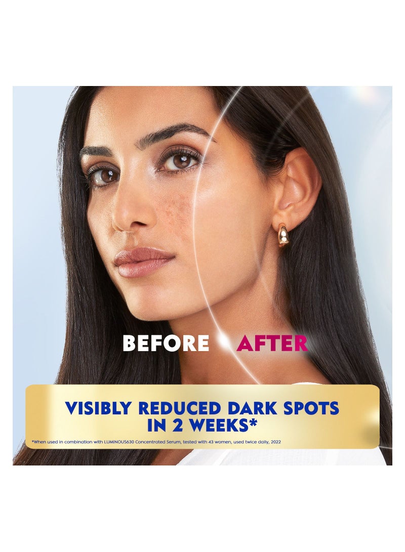 NIVEA LUMINOUS 630 EVEN GLOW Anti Dark Spot Night Face Cream, Revitalizing Skin Complexion Repair, Spotless Even Skin, Hydrating Hyaluronic Acid, 2 x 50ml - Image 4