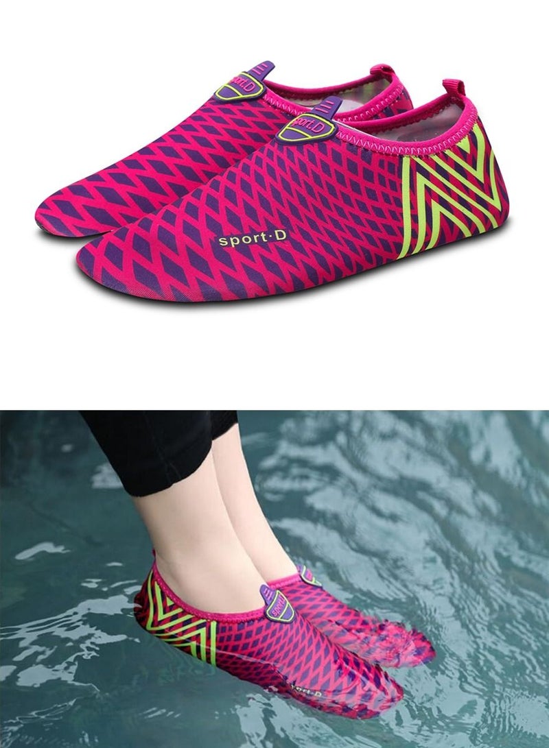 SPORT Excellent Water Sports Shoes, Swimming Shoes Diving Shoes Beach Shoes Surfing Sneakers, Quick Dry, Comfortable Aqua Footwear, Perfect for Swimming, Beach, Pool, River, Yoga, Boating, Outdoor, Hiking  - Image 1