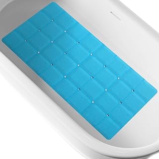 Webos Webos Foldable Non Slip Silicon Bath Mat Bathtub mat Shower mats no Suction Cups for Textured Tub and Reglazed - Image 1