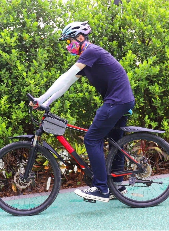 Bike Fender Set with DIY Reflective Tape, Quick Release Adjustable Bicycle Fenders, 3 Parts-Universal Full Cover Thicken Widen, Front/Rear Mud Guards Fit for MTB Mountain Road Bike ﻿ - Image 3