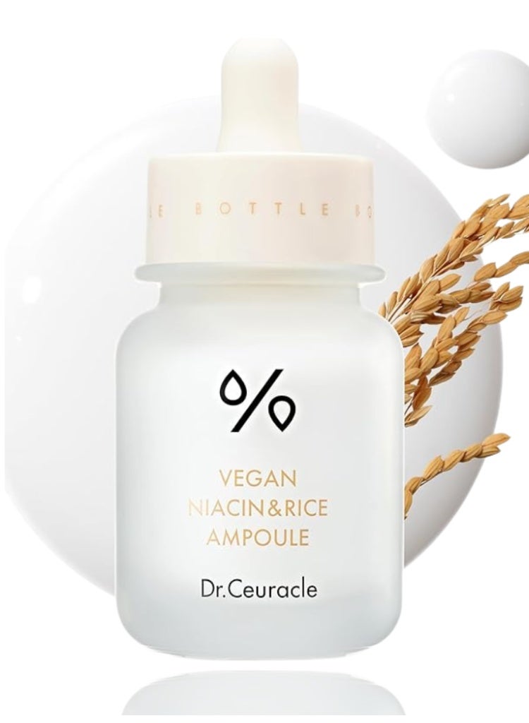 علاج البقع الداكنة وتفاوت لون البشرة – سيروم Dr. Ceuracle Vegan Niacin & Rice للتفتيح والترطيب وإشراقة مضيئة - Image 1