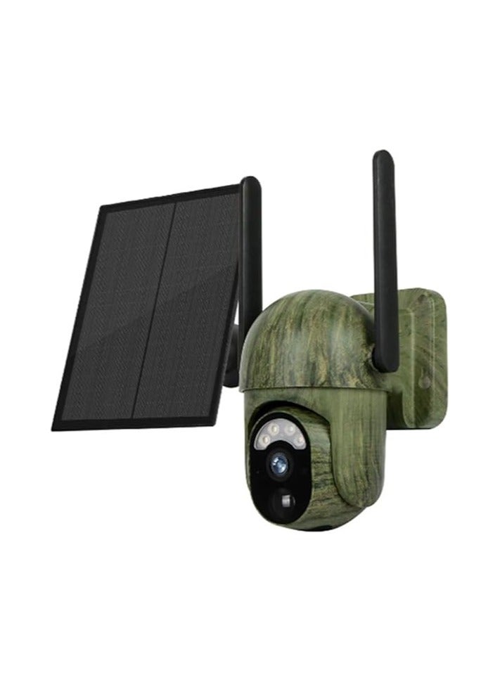 Generic 4MP Solar-Powered 4G Outdoor Security Camera with WiFi, IP66 Waterproof, Human & Animal Detection, 2-Way Audio – Wildlife Surveillance (A)  - Image 1