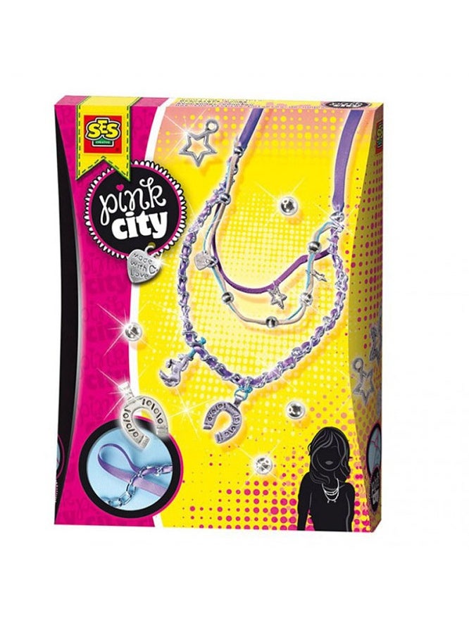 SES Creative SES Creative -  Pink City Layered Necklace  - Image 1