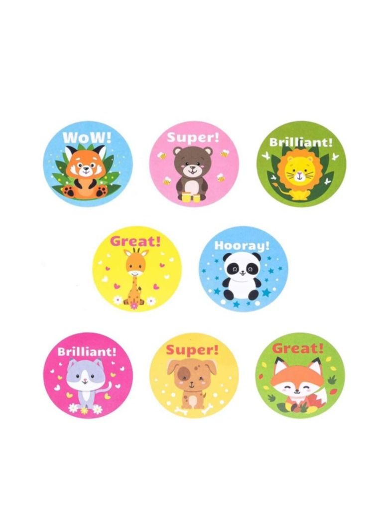 Grab Mantra Remarks Stickers For Teachers 2 Rolls 16 designs 1000Pcs - Image 5