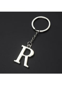 English letter keychain bag pendant 26 uppercase and lowercase letters and numbers keychain European and American small gift customizationR R