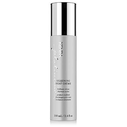 Kenra Platinum Silkening Heat CrÃ¨me | Brilliant Shine Thermal Styler | Reduces Hot Tool Passes by 50% | Prevents Breakage & Improve Manageability | Heat Protectant | All Hair Types | 3.4 fl. Oz - Image 1