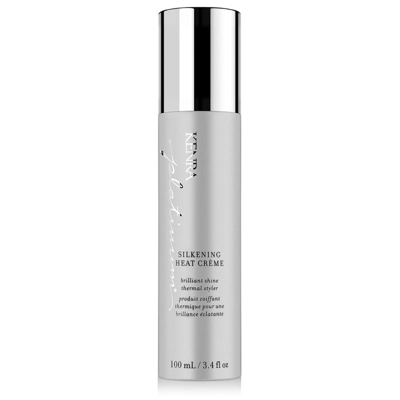 Kenra Platinum Silkening Heat CrÃ¨me | Brilliant Shine Thermal Styler | Reduces Hot Tool Passes by 50% | Prevents Breakage & Improve Manageability | Heat Protectant | All Hair Types | 3.4 fl. Oz - Image 2