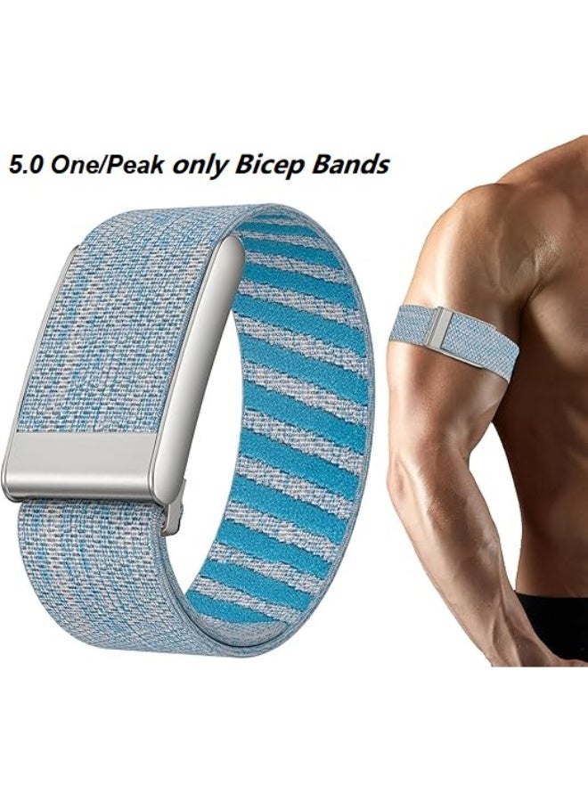 حزام رياضي من النايلون متوافق مع أشرطة العضد Whoop 5.0 One/Peak، حزام معصم قابل للتعديل ومقاوم للماء من النايلون القابل للتنفس لاستبدال حزام Whoop Band 5.0 – غير متوافق مع الجيل 4 - Image 1