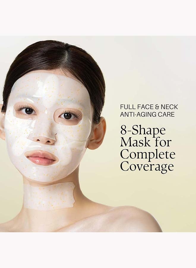 d'Alba Signature Vita Capsule Anti-Aging Collagen Hydrogel Mask 8 Shape Firming Face Mask, 4 x 44g - Image 3
