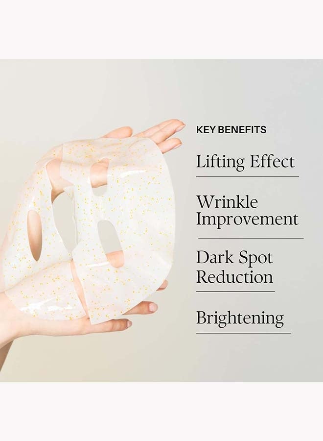d'Alba Signature Vita Capsule Anti-Aging Collagen Hydrogel Mask 8 Shape Firming Face Mask, 4 x 44g - Image 5