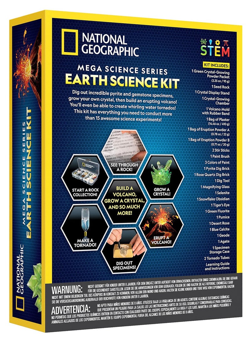 NATIONAL GEOGRAPHIC Mega Science: Earth Science Kit - Image 4