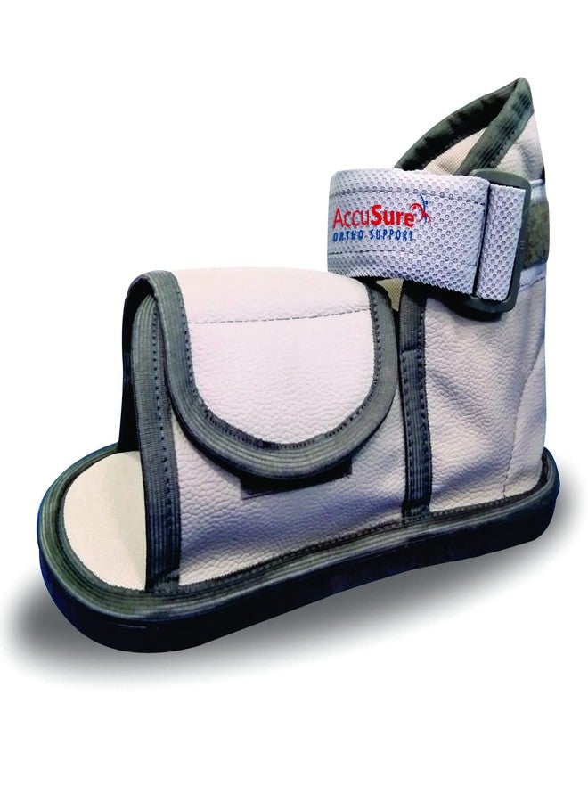 AccuSure Adjustable & Lightweight Cast Shoe Support Covering Cast/Plaster on Foot-large - Image 1
