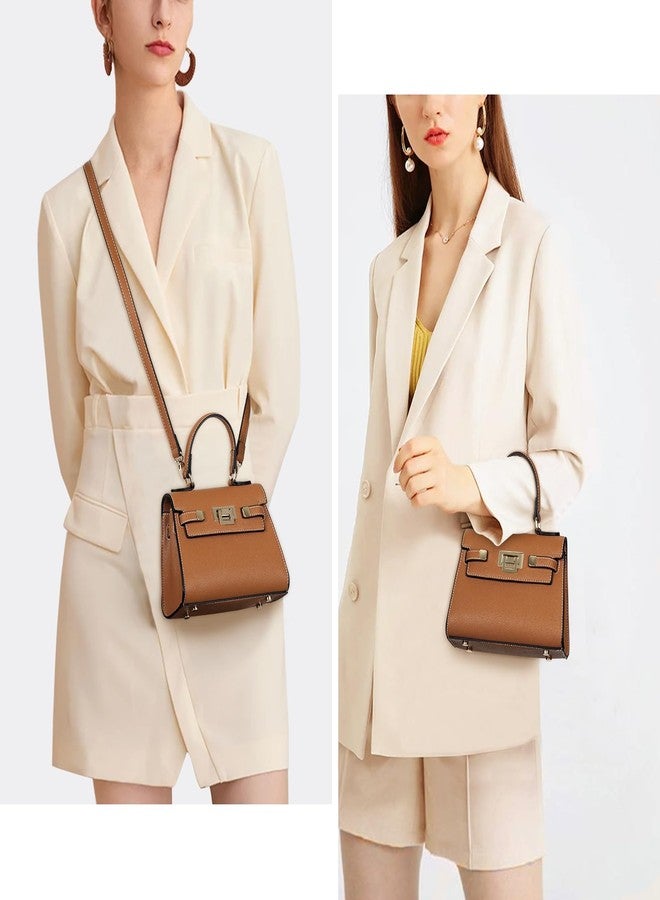 YFGBCX Mini Satchel Bag Top Handle Purse for Women Small Crossbody Bag Handbag Designer Purse with Detachable Strap - Image 2