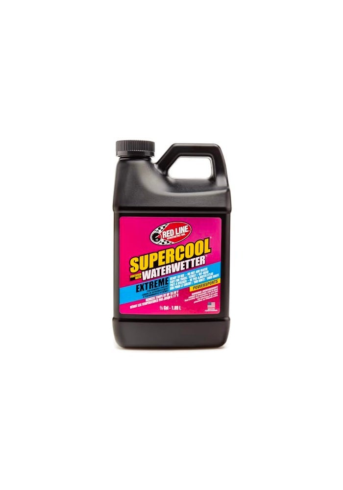 Red Line 80205 Supercool Extreme Powersports Coolant Safe for Track Street OffRoa  12 Gallon 64 Ounces - Image 1