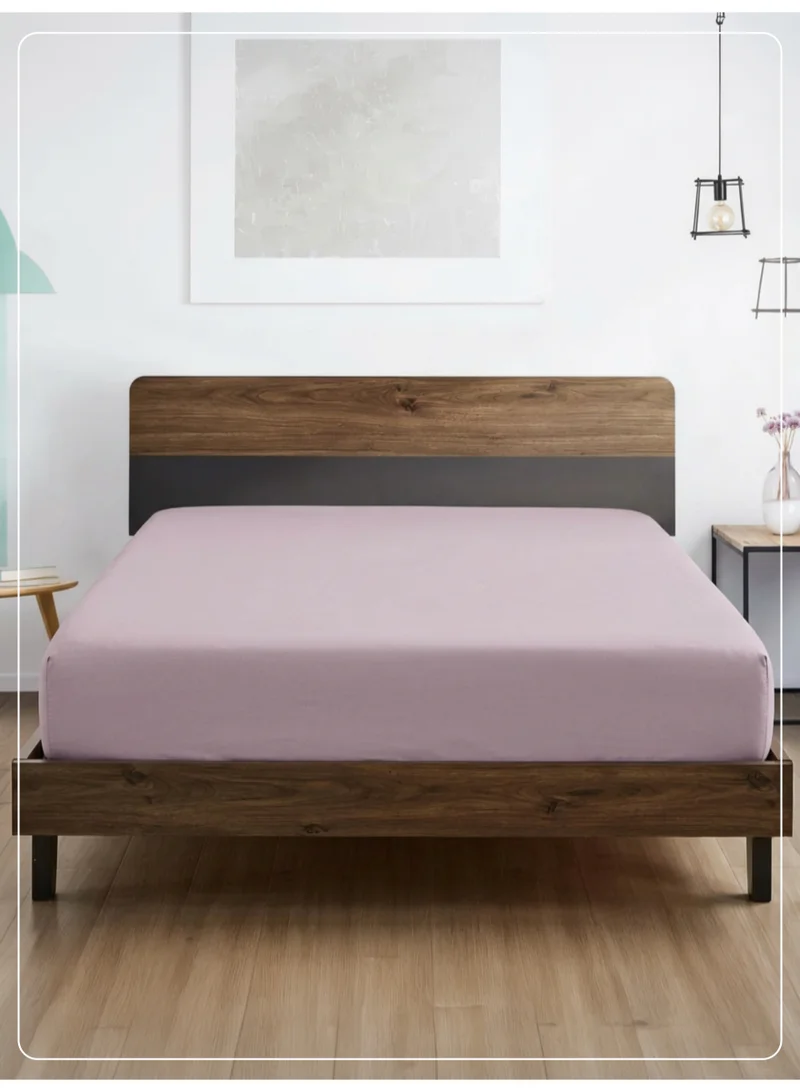 1 Pcs Super King Fitted Sheet 200x200 cm | OEKO-TEX Certified Brushed Microfiber Deep Pocket Sheet with All Around Elastic | Ultra Soft, Wrinkle Resistant, Easy Care, Safe for Sensitive Skin