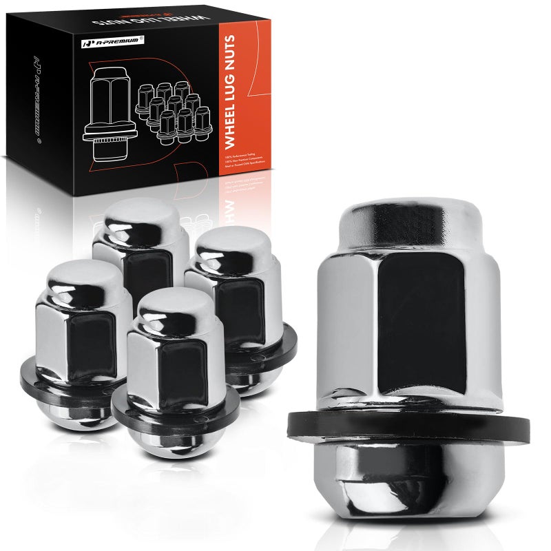 مسامير العجلات APremium 5 قطع M12 x 125 ذات مقعد مخروطي متوافقة مع نيسان باثفايندر ماكسيما مورانو 370Z إنفينيتي QX60 Q50 G25 G35 G37 QX50 Q60