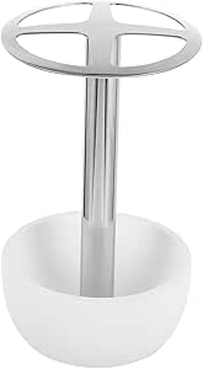 Stainless Steel Toothbrush Holder Wall Mounted No Drilling Required Easy Install Bathroom Rack - Image 1