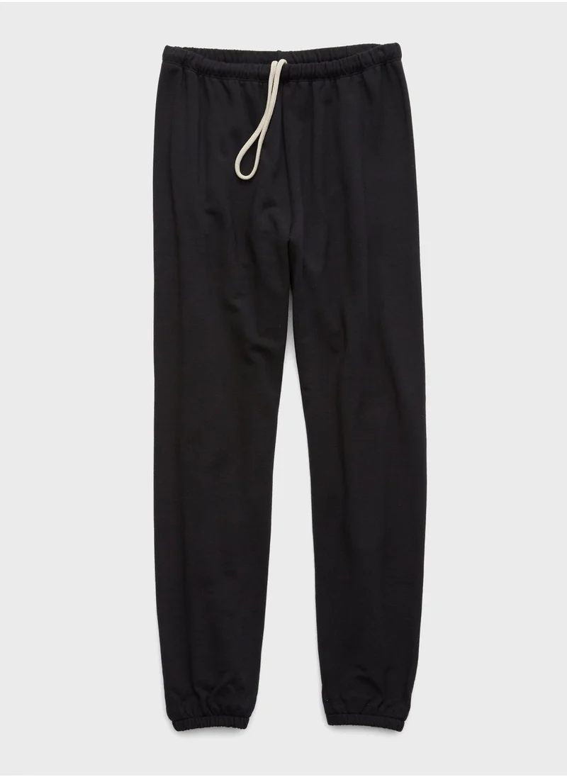 Aerie High Waist Cuffed Sweatpants