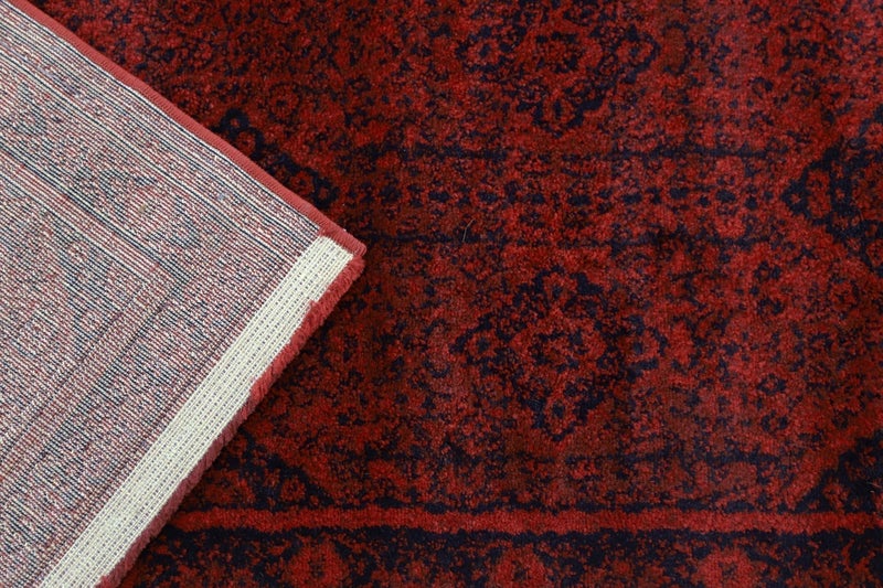 القفاري سجاد تيماء بنقوش شعبية تراثية فاخرة تضيف دفئًا وأناقة للصالات والممرات الطويلة والمناسبات ، 300×500 سم، أحمر - Image 4
