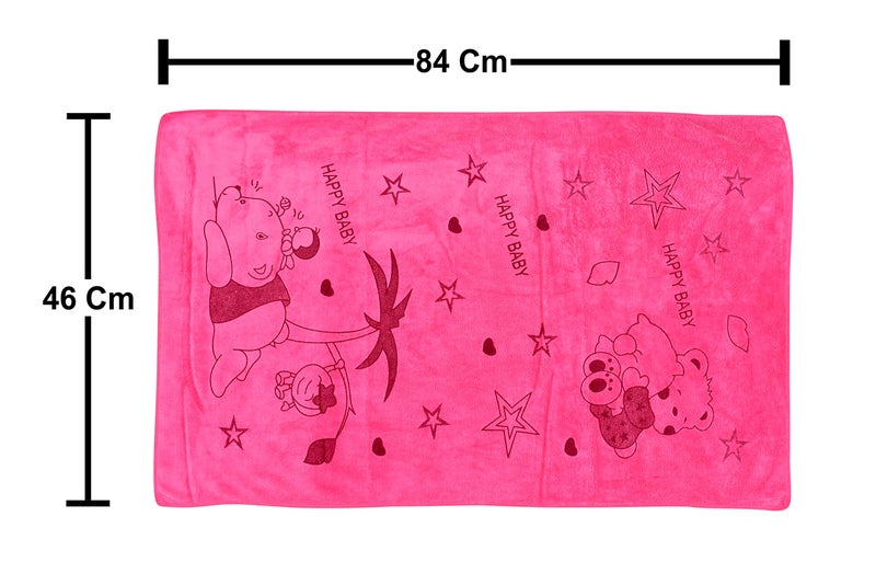 THE LITTLE LOOKERS Baby Bath Towel for Newborn/Baby/Kids | Super Soft Baby Bath Towel Set for Infants (0-3 Years) (Pink,Blue&Green, Pack of 3) - Image 3