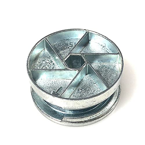 ReplacementScrews Bed Frame Cam Wheel Locks Compatible with IKEA Part 114670 (MALM, SONGESAND, BRIMNES) (Pack of 1) - Image 1