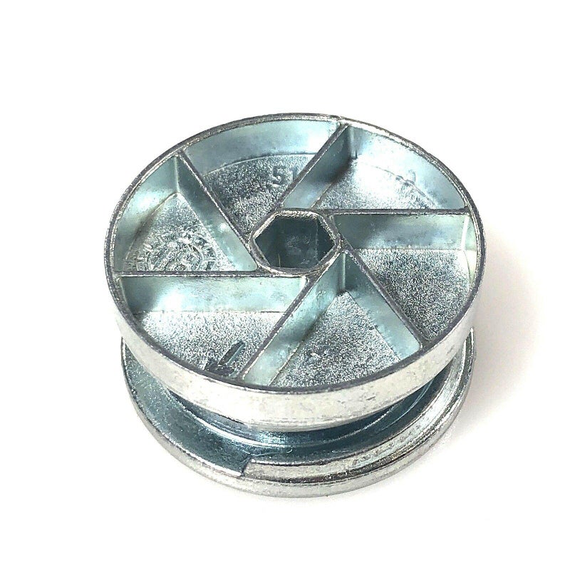 ReplacementScrews Bed Frame Cam Wheel Locks Compatible with IKEA Part 114670 (MALM, SONGESAND, BRIMNES) (Pack of 1) - Image 2