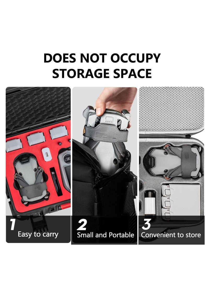 SOLARAE Propeller Holder For DJI Mini 4 Pro Accessories,Propellers Guard Strap for DJI Mini 4 Pro RC 2, Propeller Protector Stabilizer And Propellers Fixator, Protection Guard Accessory - Image 3