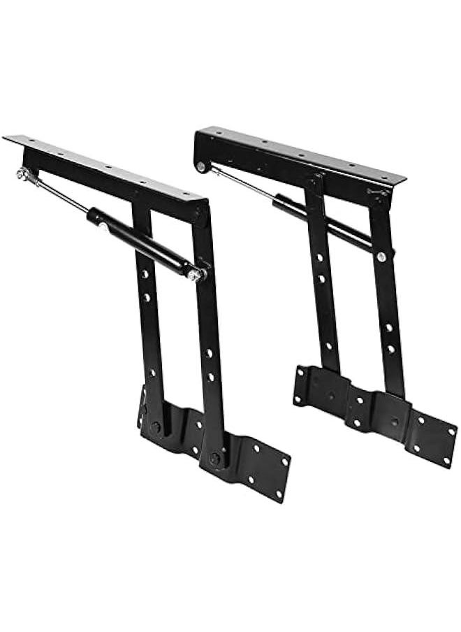 Generic 2pcs Heavy Duty Steel Practical lifts Up Coffee Table Mechanism Hardware Top Lifting Frame Furniture Tea Coffee Table Furniture Accessories , Folding lifts up Top Table Mechanism , Folding lifts up  - Image 1