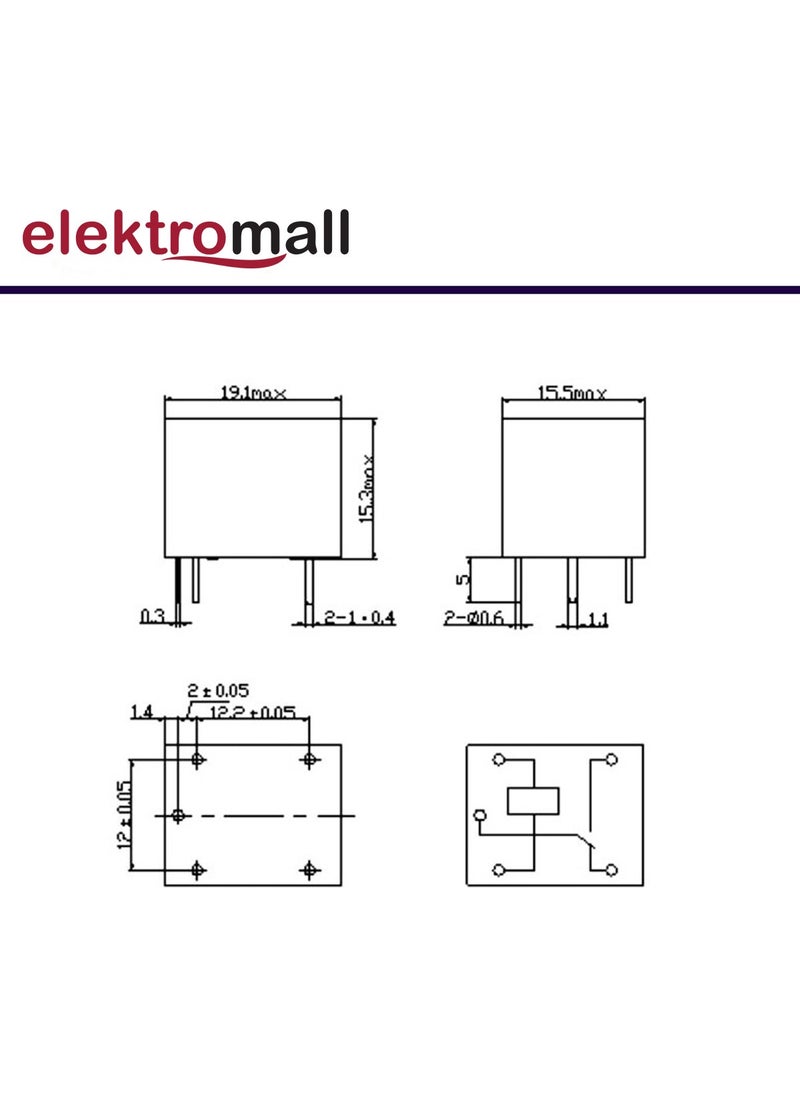 SRD-12VDC-SL-C - 12V Relay 10A 5pin (3 Pieces) - pzsku/ZF54B78CF3C2B02C53D62Z/45/_/1730529651/fef3da82-3825-4e4f-8e95-c9043f8ee9bc